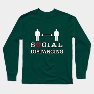 Love Social Distancing - Daily Introvert Long Sleeve T-Shirt